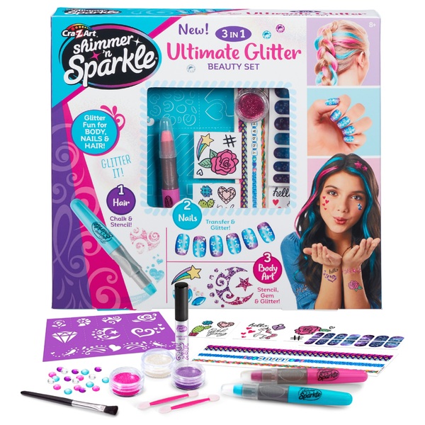 Shimmer ‘n Sparkle 3-in-1 Ultimate Glitter Set - Smyths Toys UK