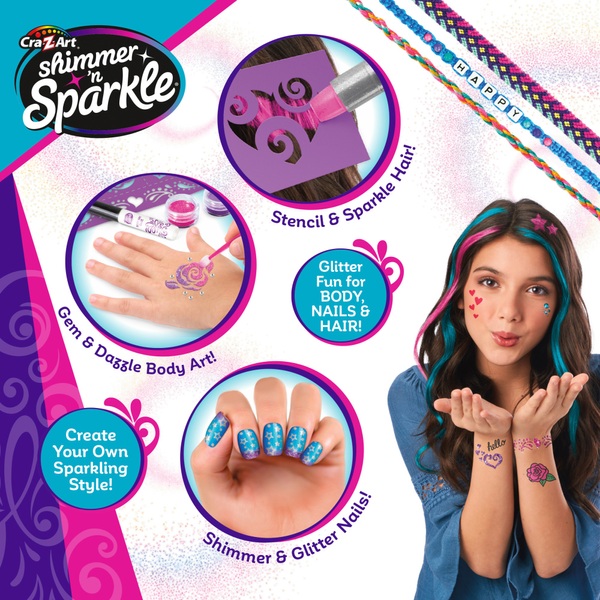 Shimmer ‘n Sparkle 3-in-1 Ultimate Glitter Set - Smyths Toys UK