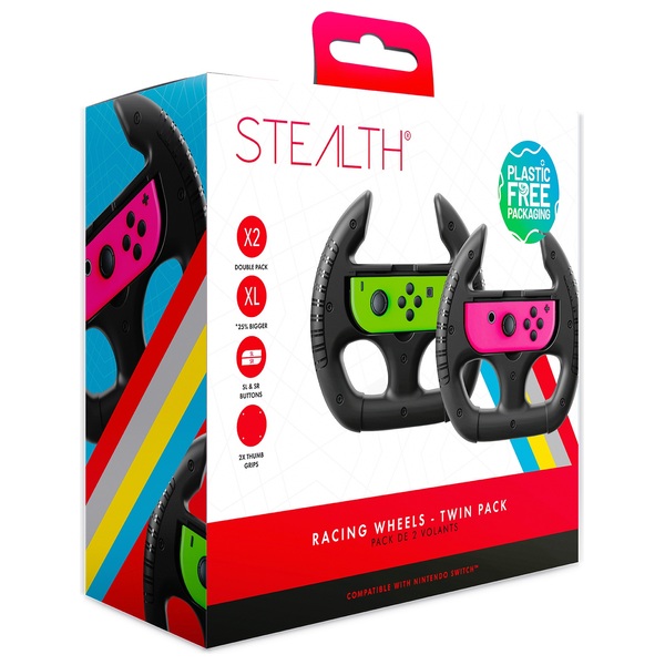 Stealth JoyCon Racing Wheels for Nintendo Switch Twin Pack Smyths