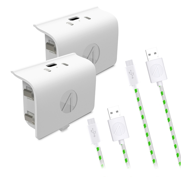 xbox one s rechargeable battery pack white
