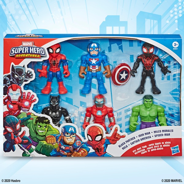 Marvel - Pack de 6 Figurines 12,5 cm