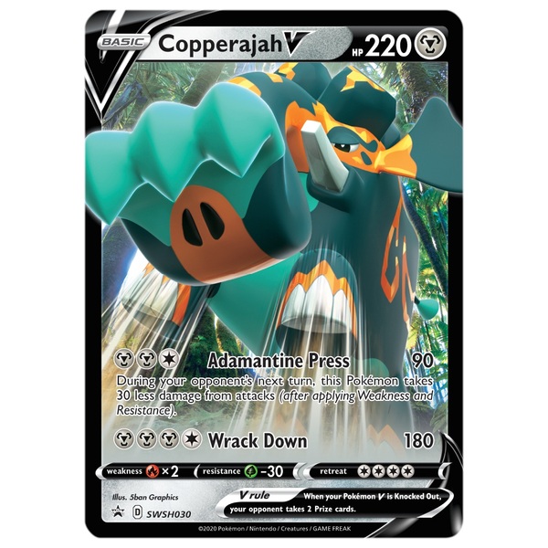 Pokemon Trading Card Game Copperajah V Box Smyths Toys Uk