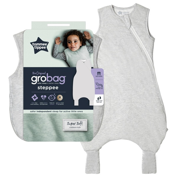 Tommee Tippee Grobag 618 Months 2.5 Tog Grey Marl Steppee Smyths Toys UK