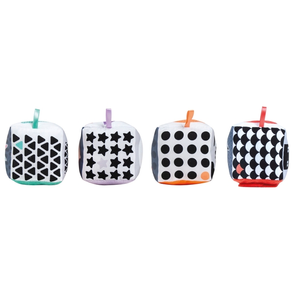 Baby Clementoni Black and White Soft Activity Blocks Smyths Toys UK