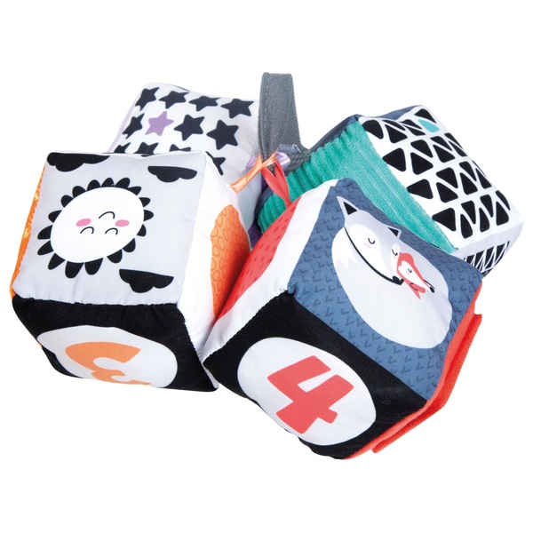 Baby Clementoni Black and White Soft Activity Blocks Smyths Toys Ireland