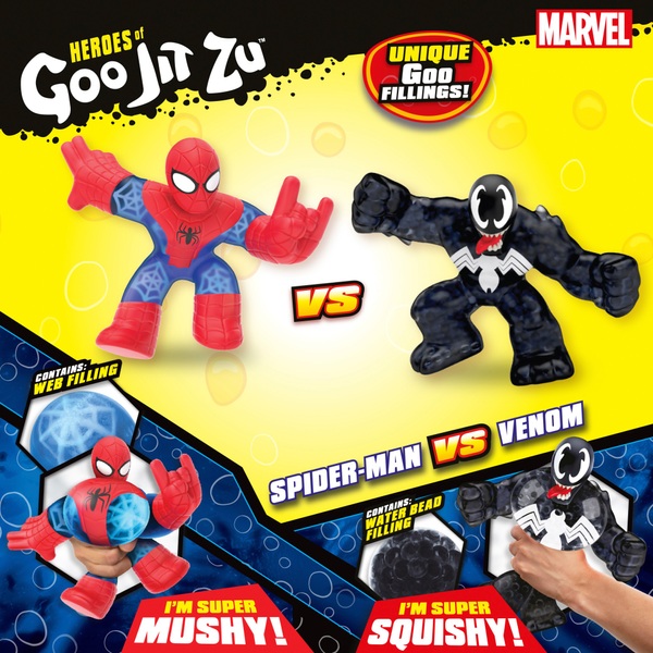 Heroes of Goo Jit Zu Marvel Versus 2 Pack Spiderman Vs