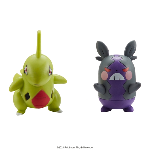 Pokémon Larvitar & Morpeko Battle Figures Pack | Smyths Toys UK