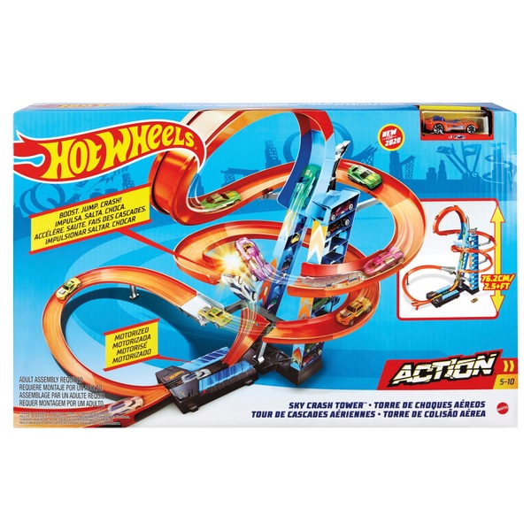 hot wheels car crash
