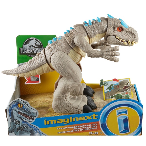 Imaginext Jurassic World Thrashing Indominus Rex Smyths Toys Ireland - indominus rex roblox