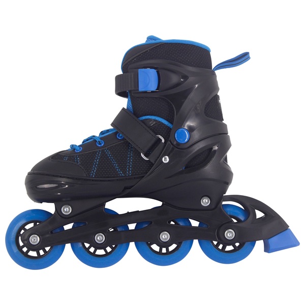 Adjustable Inline Skate Blue Black 2-4 | Smyths Toys UK