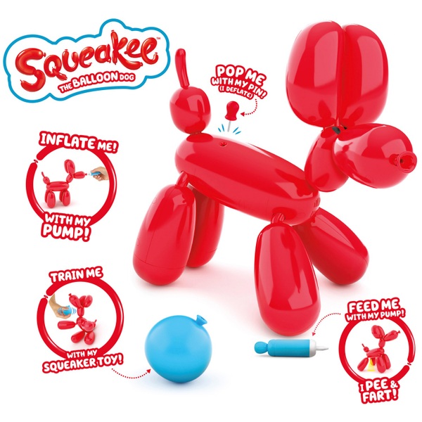 Squeakee The Interactive Balloon Dog Smyths Toys UK