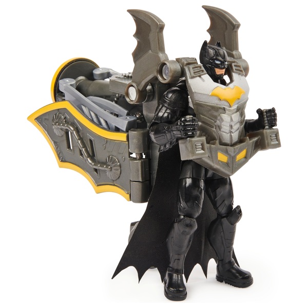 Batman 10cm Mega Gear Deluxe Action Figure with Transforming Armor ...