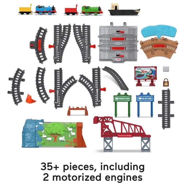 Thomas & Friends Talking Thomas and Percy Train Set Smyths Toys UK