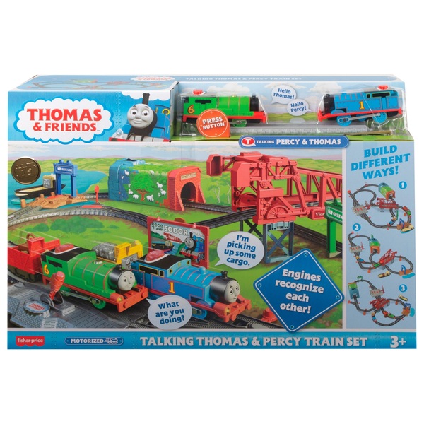 Thomas Friends Day Out On Sodor Playset With Talking Thomas And Percy Smyths Toys Ireland - roblox day out with thomas logo