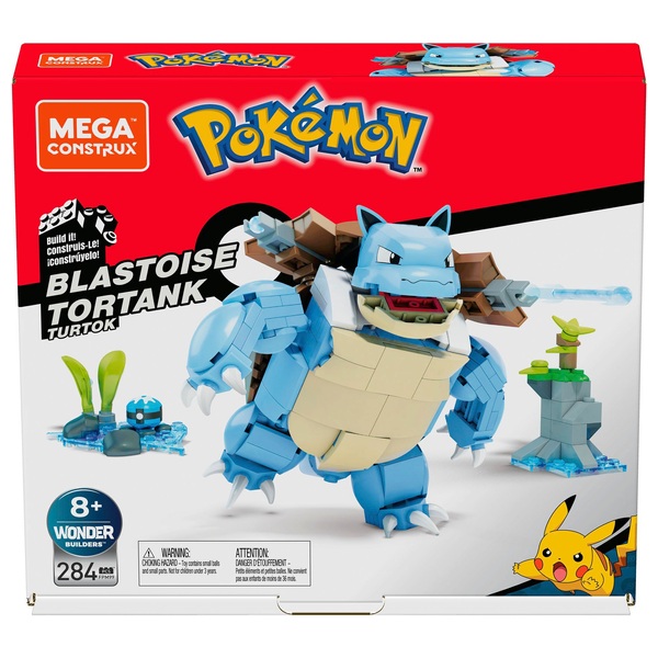 Mega Construx Pokémon Blastoise | Smyths Toys Ireland