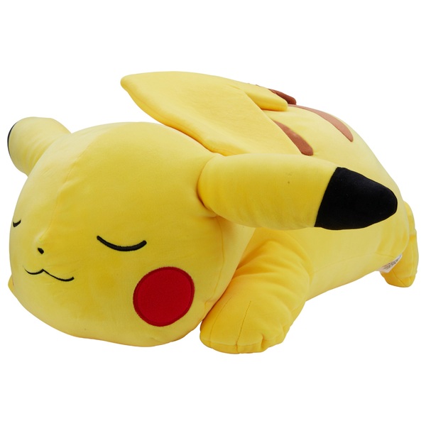 Sleeping Pikachu Pokémon 45cm Plush | Smyths Toys Ireland