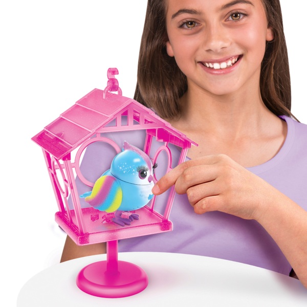 Little Live Pets Sweet Tweets Birdhouse Rainbow Tweet - Smyths Toys