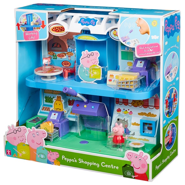 peppa pig shopping playset