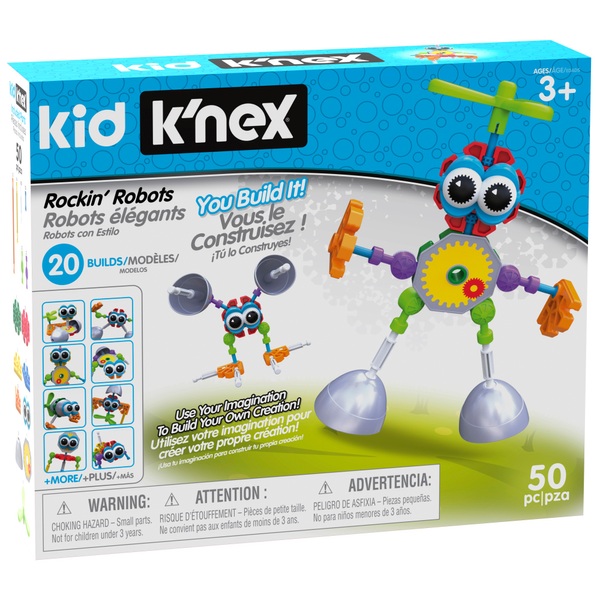 Kid K Nex Rockin Robots Building Set Smyths Toys Uk - roblox build robot