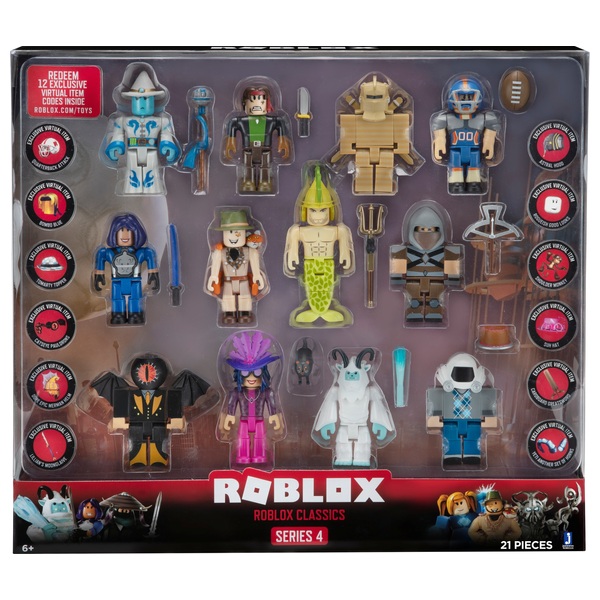 Roblox Classic 12 Figure Pack Series 4 Smyths Toys Uk - smyth toys roblox card