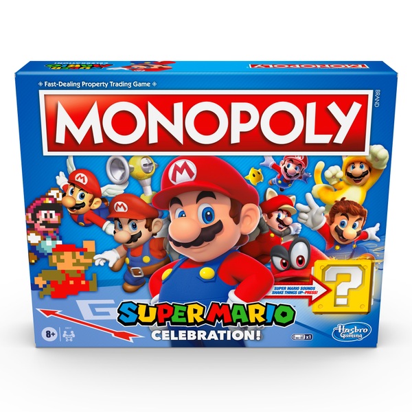 Monopoly Super Mario Celebration Edition Board Game | Smyths Toys UK