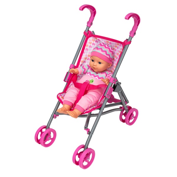 Baby Doll with Stroller - Smyths Toys UK