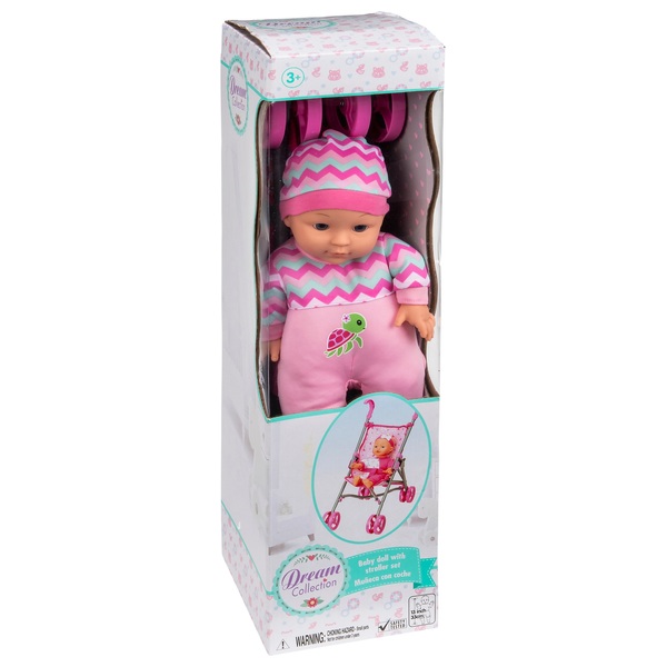 Baby Doll with Stroller Smyths Toys UK