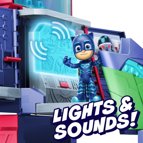 PJ Masks Playset 2 in 1 Transforming Mobile HQ Smyths Toys UK pj-masks-playset-2-in-1-transforming-mobile-hq-smyths-toys-uk