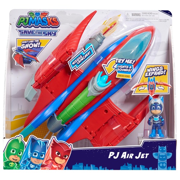 pj mask airplane toy