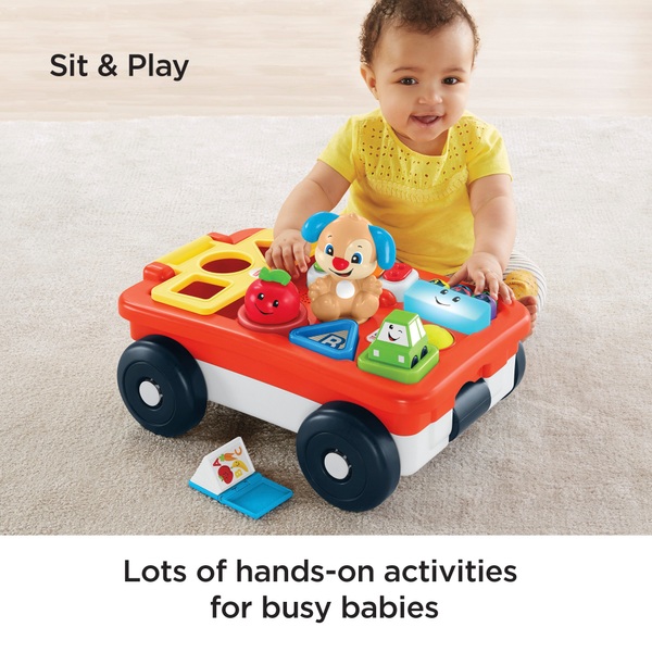 FisherPrice Laugh & Learn Pull & Play Learning Wagon Smyths Toys UK