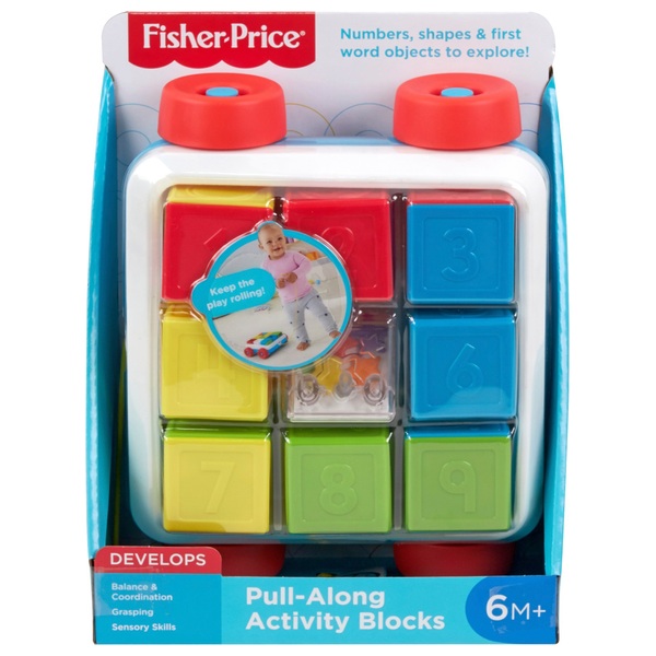 fisher price roller blocks wagon