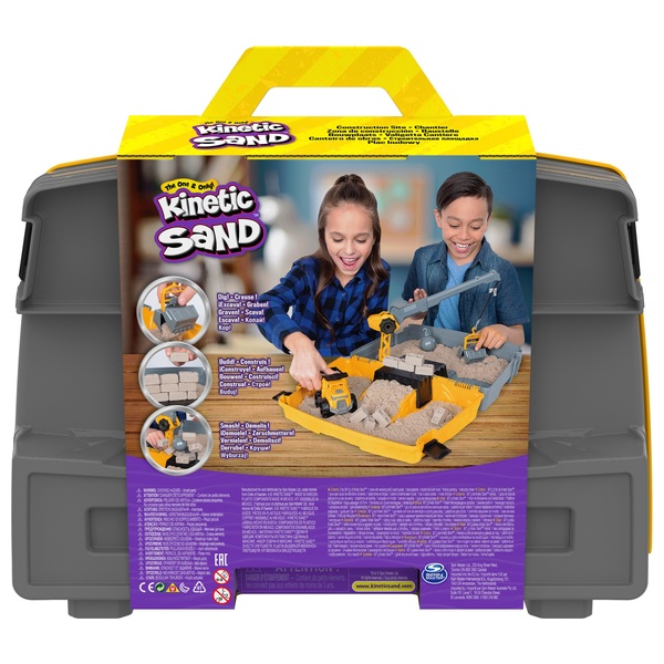 Kinetic Sand Sandyland with 2lbs of Kinetic Sand, Portable Playset