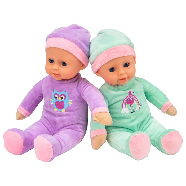 30cm Cuddly Doll Twin Set Smyths Toys UK