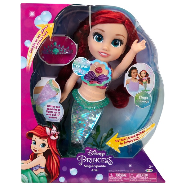 Disney Princess Sing & Sparkle Ariel Doll | Smyths Toys UK