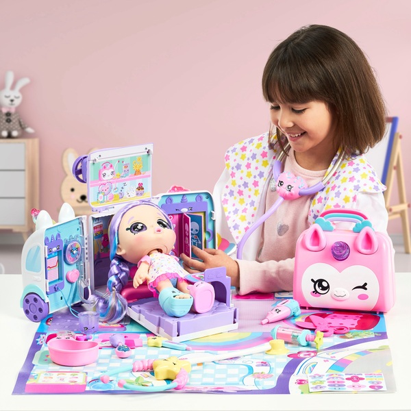 Kindi Kids Unicorn Ambulance Playset | Smyths Toys UK