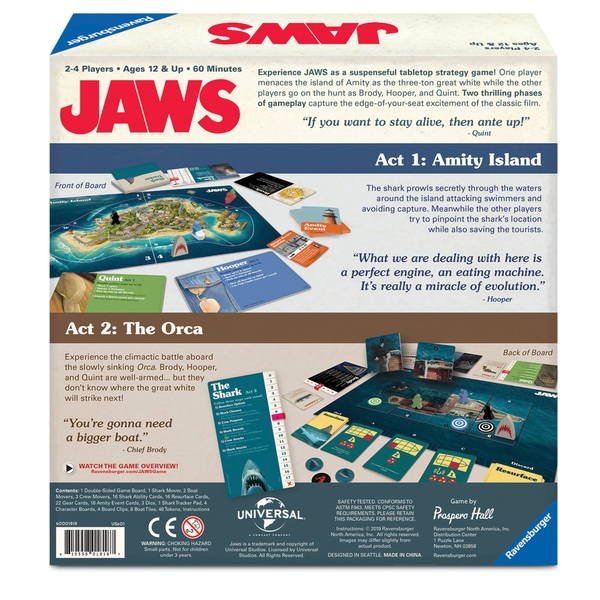 Ravensburger Jaws A Game Of Strategy And Suspense Smyths Toys Ireland - orca roblox jaws