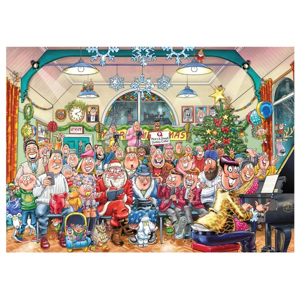 Wasgij Christmas 16 - The Christmas Show! Jigsaw Puzzle (Plus FREE 1000 ...