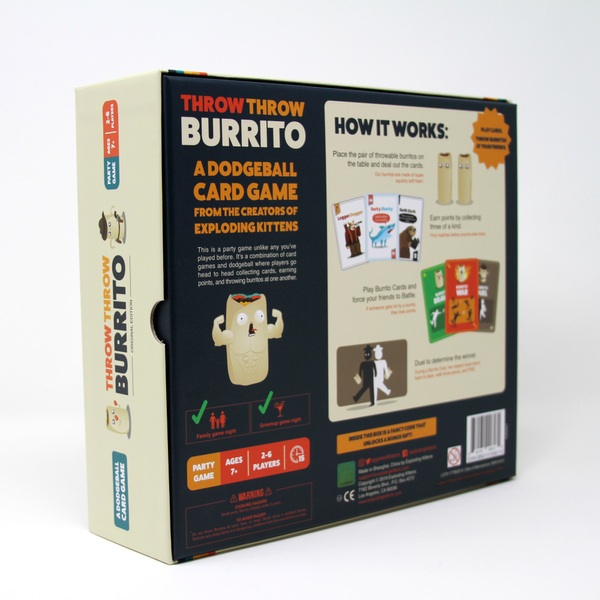 Exploding Kittens Throw Throw Burrito Smyths Toys UK