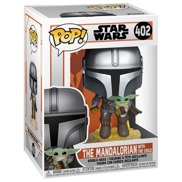 Pop Vinyl Star Wars The Mandalorian Mando Flying With Jet Pack Smyths Toys Uk - and jetpack roblox roblox boba fett free transparent png