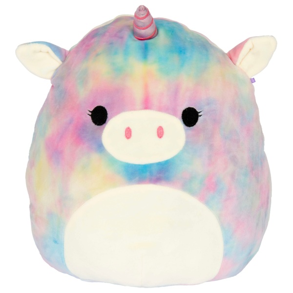 Squishmallows Plush 40cm Esmeralda the Rainbow Unicorn - Smyths Toys ...