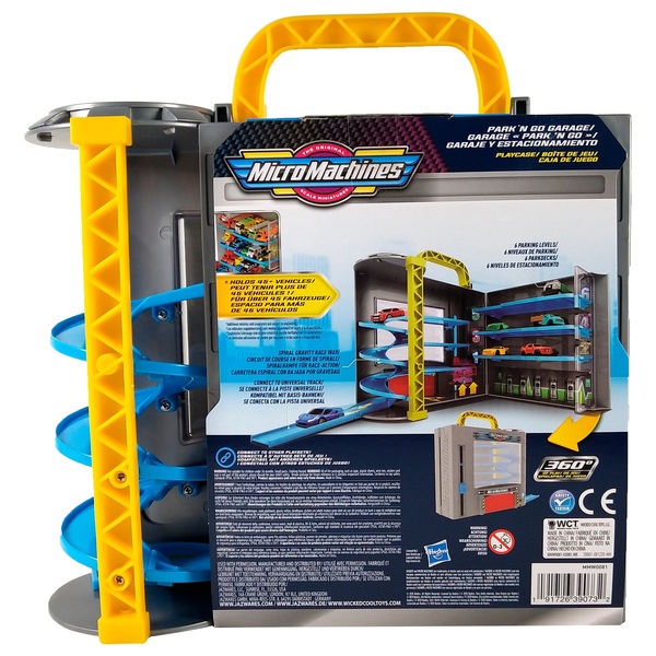 Micro Machines Playset Park and Go Garage with 10 Vehicles Smyths