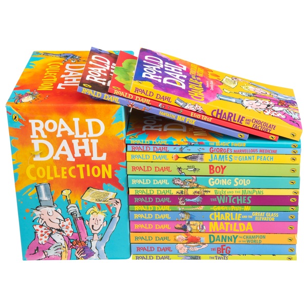 Roald Dahl Collection, 16 Book Box Set (7+ Years) | Costc