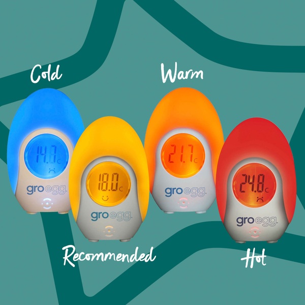 Tommee Tippee Gro Egg Baby Room Thermometer and Night Light Smyths