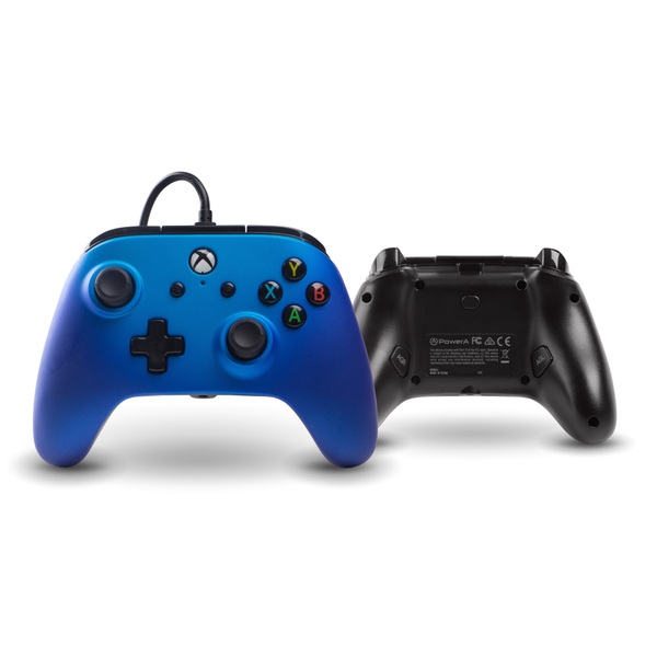 Xbox One Enhanced Wired Controller - Sapphire Fade ...