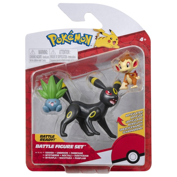 Pokémon Figure 3-Pack (Chimchar, Umbreon) Smyths Ireland