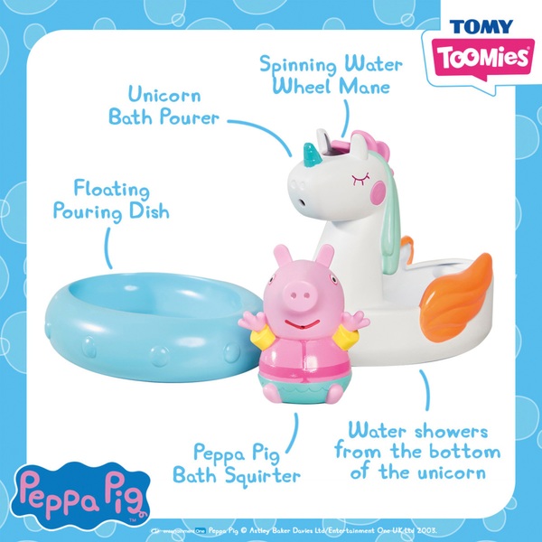 Peppa Pig Peppa’s Unicorn Bath Toy | Smyths Toys UK