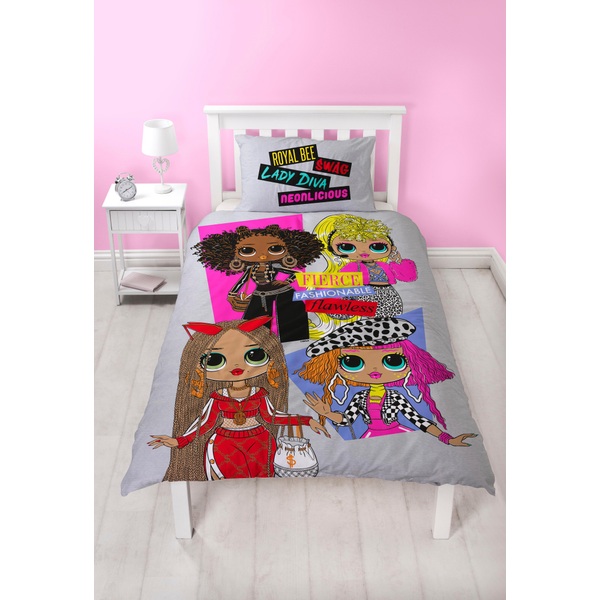 L.O.L Surprise! OMG Dolls Single Duvet Set Smyths Toys