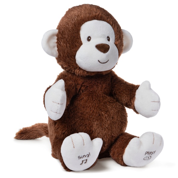Baby GUND Clappy Animated Singing and Clapping Monkey Smyths Toys UK