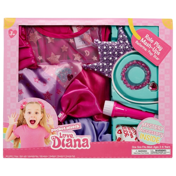 Love, Diana Dress Up Ballerina Rockstar Outfit - Smyths Toys UK