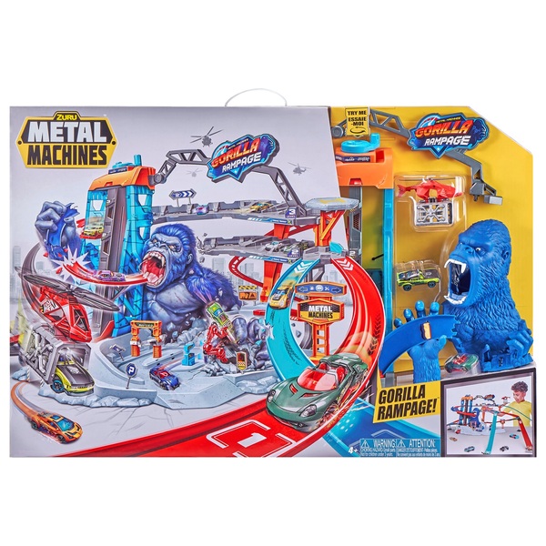 hot wheels garage with gorilla